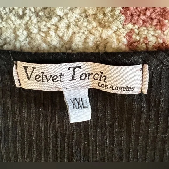 Velvet Torch Short Sleeve Black Button-Down Midi Dress Size XXL - Picture 7 of 10